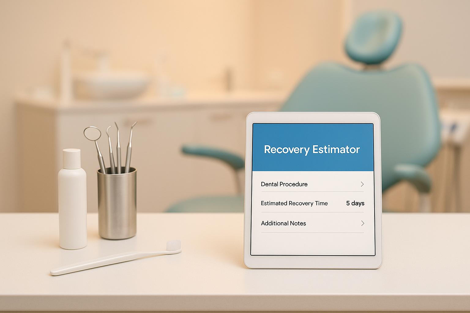 Dental Procedure Recovery Estimator