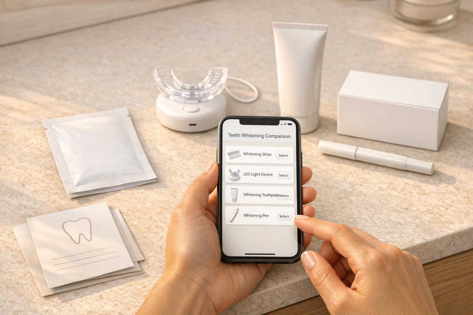 Teeth Whitening Comparison Tool