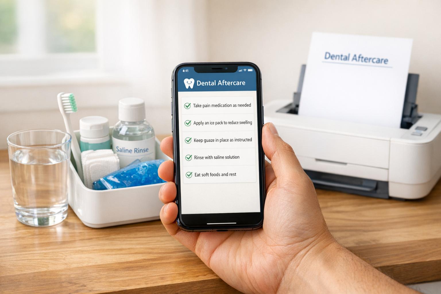 Get Personalised Dental Aftercare Instructions in Seconds